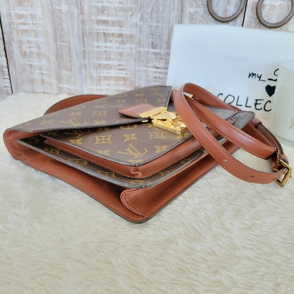 💕DISCONTINUED Very Rare Crossbody/ Shoulder Bag LOUIS VUITTON "Monceau" - Picture 10 of 16